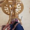 Spinnen am Spinnrad / 23214