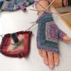 Gestrickte Handstulpen und Pulswärmer / 23224